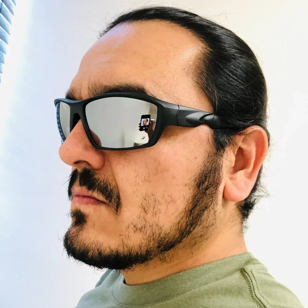Sport Men Sunglasses Outdoor Silver Mirror Lens Beach Shades Fishing Golfing New